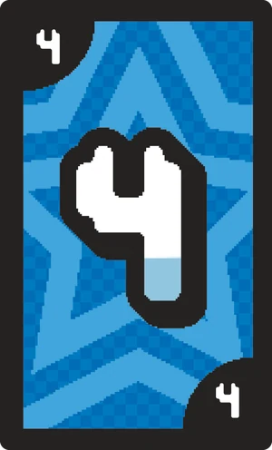 青の4